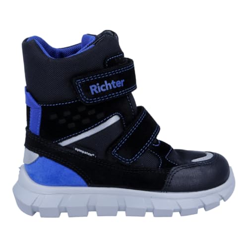 Richter Kinderschuhe Snow 2.0 Winterstiefel, Black/Cobalt, 32 EU von Richter