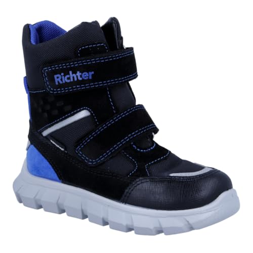 Richter Kinderschuhe Snow 2.0 Winterstiefel, Black/Cobalt, 36 EU von Richter