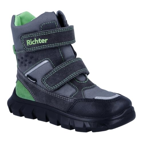Richter Kinderschuhe Snow 2.0 Winterstiefel, City/Black/Lemon, 32 EU von Richter