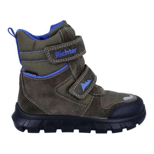 Richter Kinderschuhe Snow 2.0 Winterstiefel, Yerba/Lagoon/Black, 42 EU von Richter