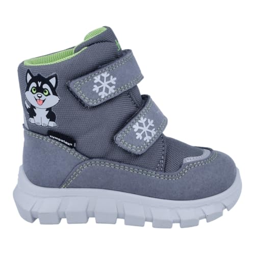 Richter Kinderschuhe Unisex Baby Snow Mini Winterstiefel, City (Print Husky), 20 EU von Richter