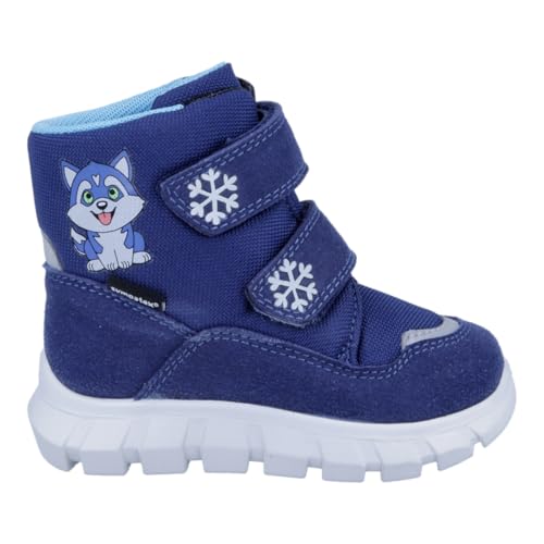 Richter Kinderschuhe Unisex Baby Snow Mini Winterstiefel, Nautical (PrintHusky, 23 EU von Richter