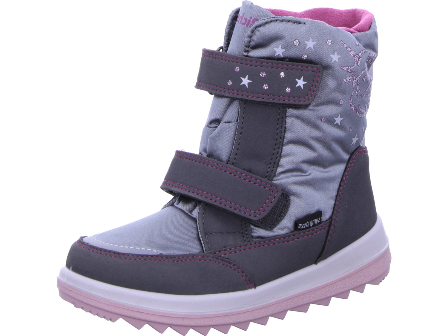 unisex Stiefel Mädchen grau Unicorn 27 von Richter