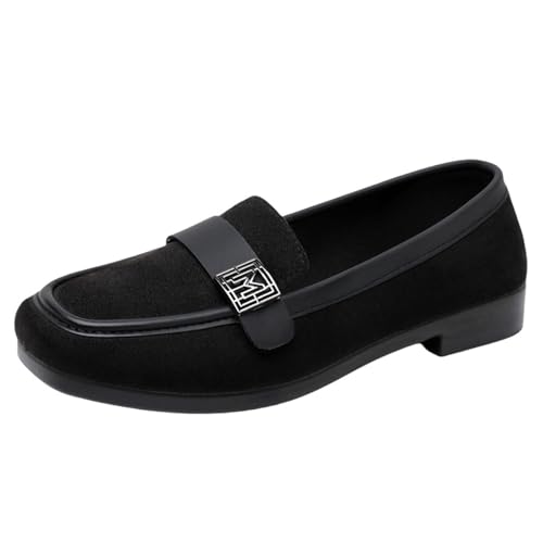 Damenschuhe Loafers Elegante Loafers Turnschuhe Vintage Rutschfest Weiche Loafers Damenschuhe Mode Casual Wanderschuhe Sommerschuhe Niedrig Frühling Sandaletten, Schwarz , 39 EU Damenschuhe Loafers Elegante Loafers Turnschuhe Vintage Rutschfest Weiche Loafers Damenschuhe Mode Casual Wanderschuhe Sommerschuhe Niedrig Frühling Sandaletten, Schwarz , 39 EU von Richymfa
