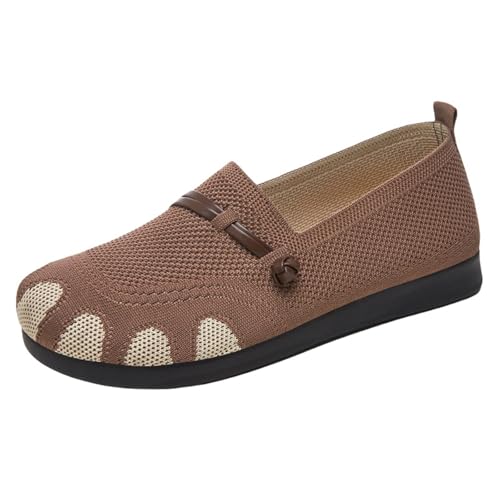 Niedrige Damenschuhe Bequeme Loafers Turnschuhe Elegant Leicht Weich Bootsschuhe Mode Casual Schuhe Slip on Damen Sommerschuhe Niedrig Frühling, Kaffee, 41 EU Niedrige Damenschuhe Bequeme Loafers Turnschuhe Elegant Leicht Weich Bootsschuhe Mode Casual Schuhe Slip on Damen Sommerschuhe Niedrig Frühling, Kaffee, 41 EU von Richymfa