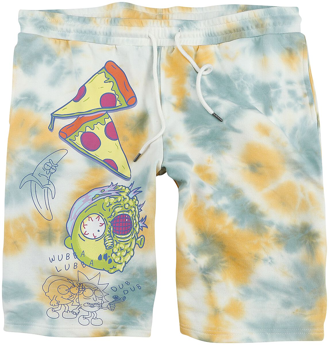 Rick And Morty Short - Pizza - S bis XXL - für Männer - Größe XL - multicolor  - EMP exklusives Merchandise! von Rick And Morty