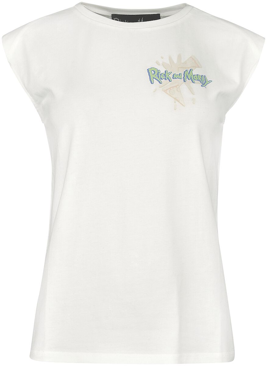 Rick And Morty Top - S bis XXL - für Damen - Größe L - creme  - EMP exklusives Merchandise! von Rick And Morty