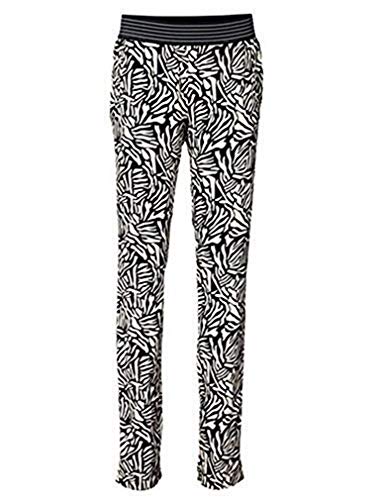 Hose Druckhose Damen von Rick Cardona in Schwarz / Weiß Gr. 42 von Rick Cardona
