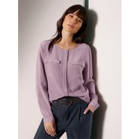 Witt Damen Seiden-Bluse, mauve von heine