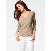 Witt Weiden Damen V-Pullover beige von heine