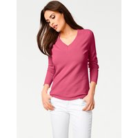 Witt Damen V-Pullover, pink von heine