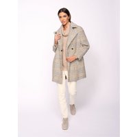 Witt Weiden Damen Jacke grau-camel-gemustert von heine