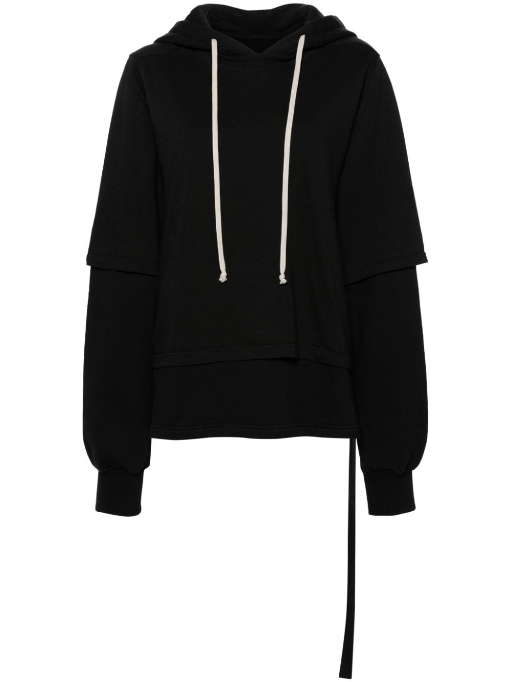 Rick Owens DRKSHDW Hustler Hoodie aus Bio-Baumwolle - Schwarz von Rick Owens DRKSHDW