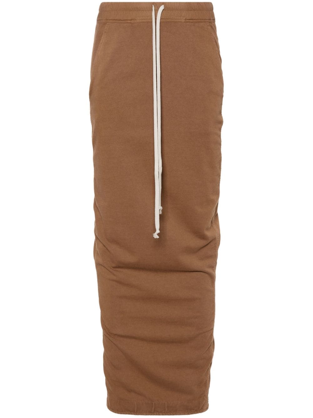 Rick Owens DRKSHDW Midirock aus Jersey - Braun von Rick Owens DRKSHDW