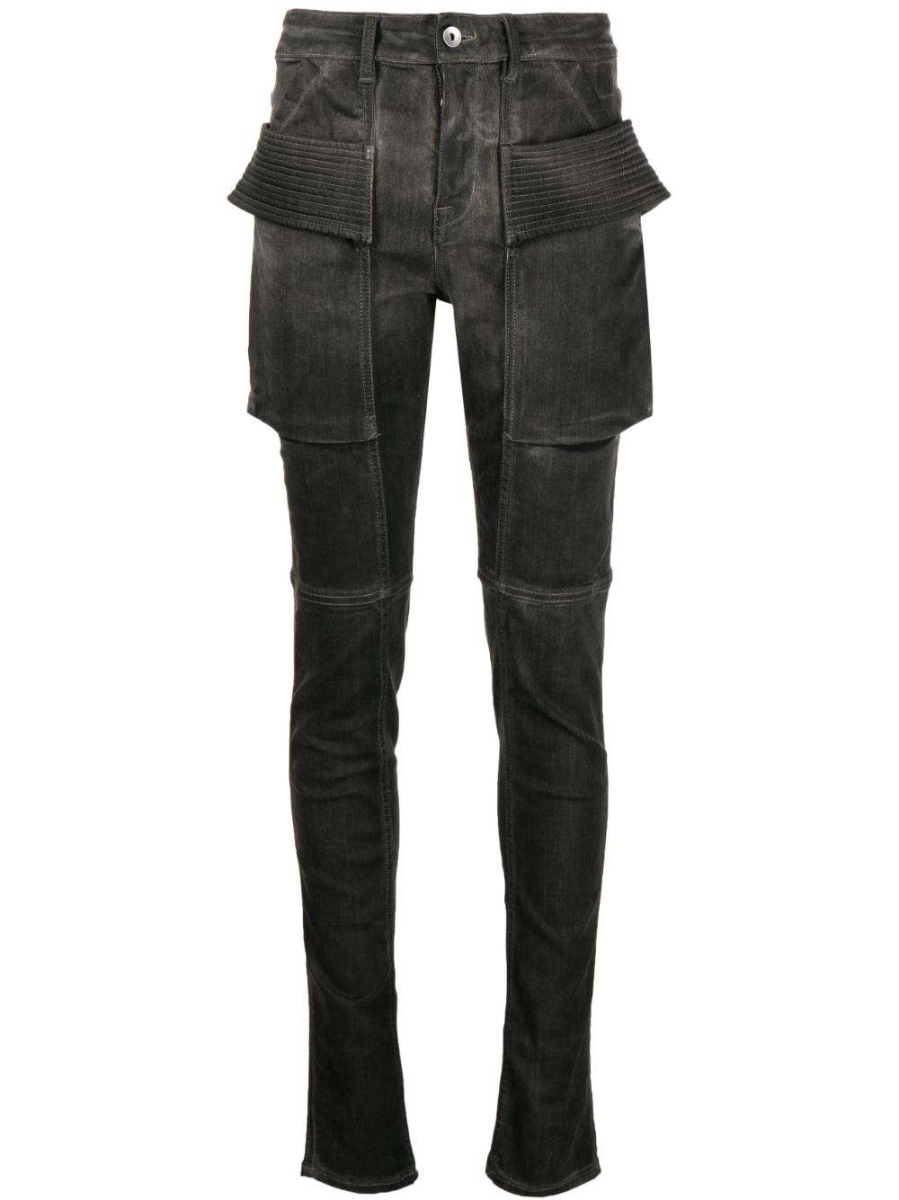 Rick Owens DRKSHDW Skinny-Jeans mit Riemen - Schwarz von Rick Owens DRKSHDW