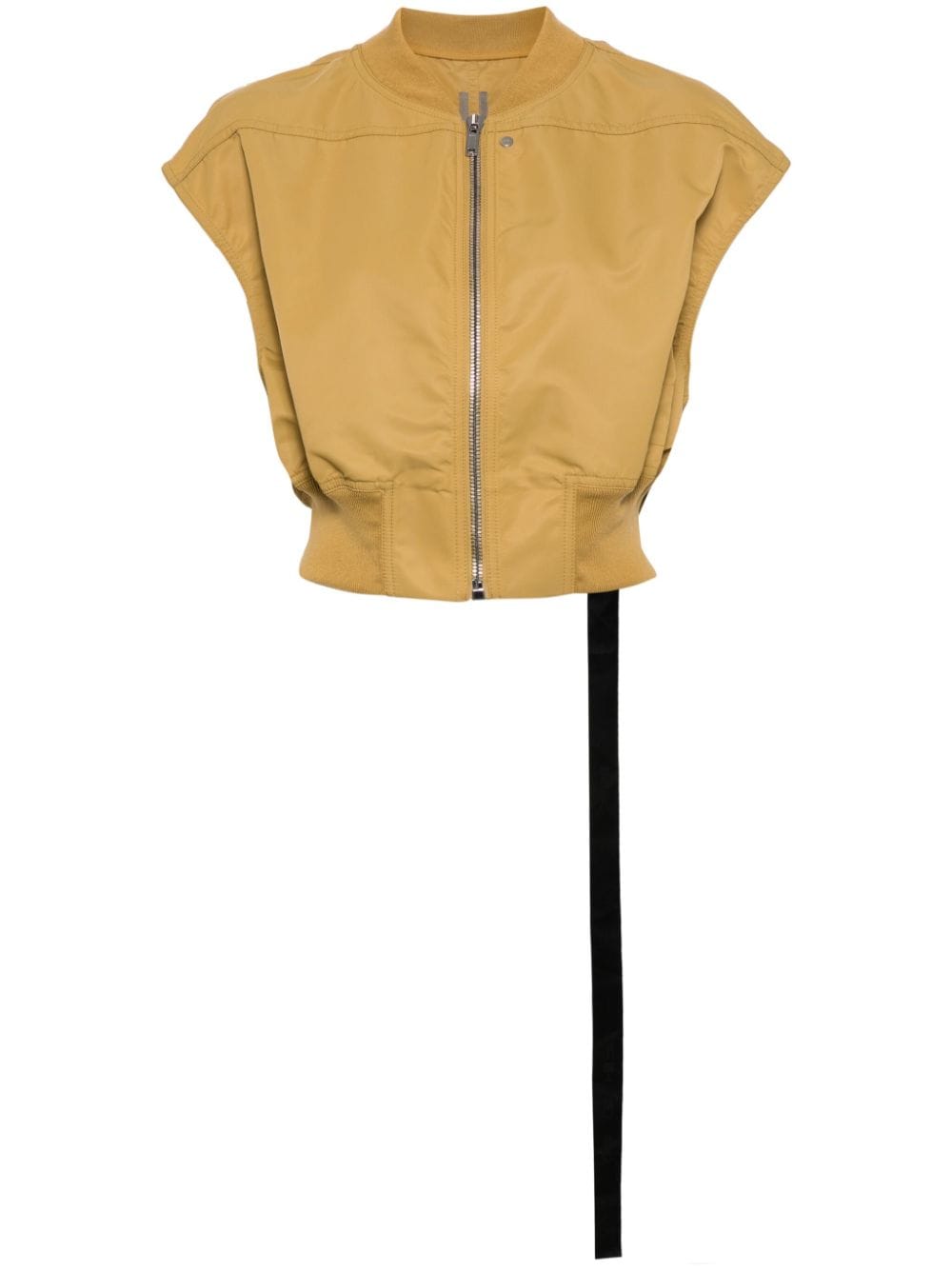 Rick Owens DRKSHDW cropped baseball collar jacket - Gelb von Rick Owens DRKSHDW