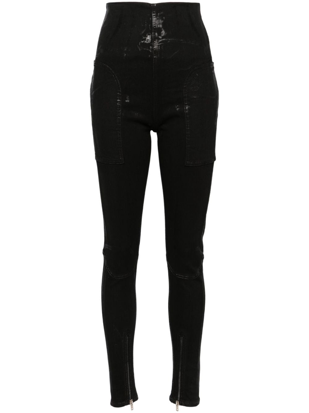 Rick Owens DRKSHDW Skinny-Jeans mit hohem Bund - Schwarz von Rick Owens DRKSHDW