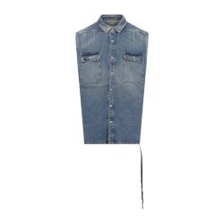 Rick Owens Drkshdw Blaue Herrenjacke von Rick Owens Drkshdw