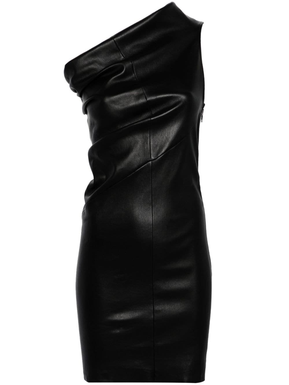 Rick Owens Athena Lederkleid - Schwarz von Rick Owens