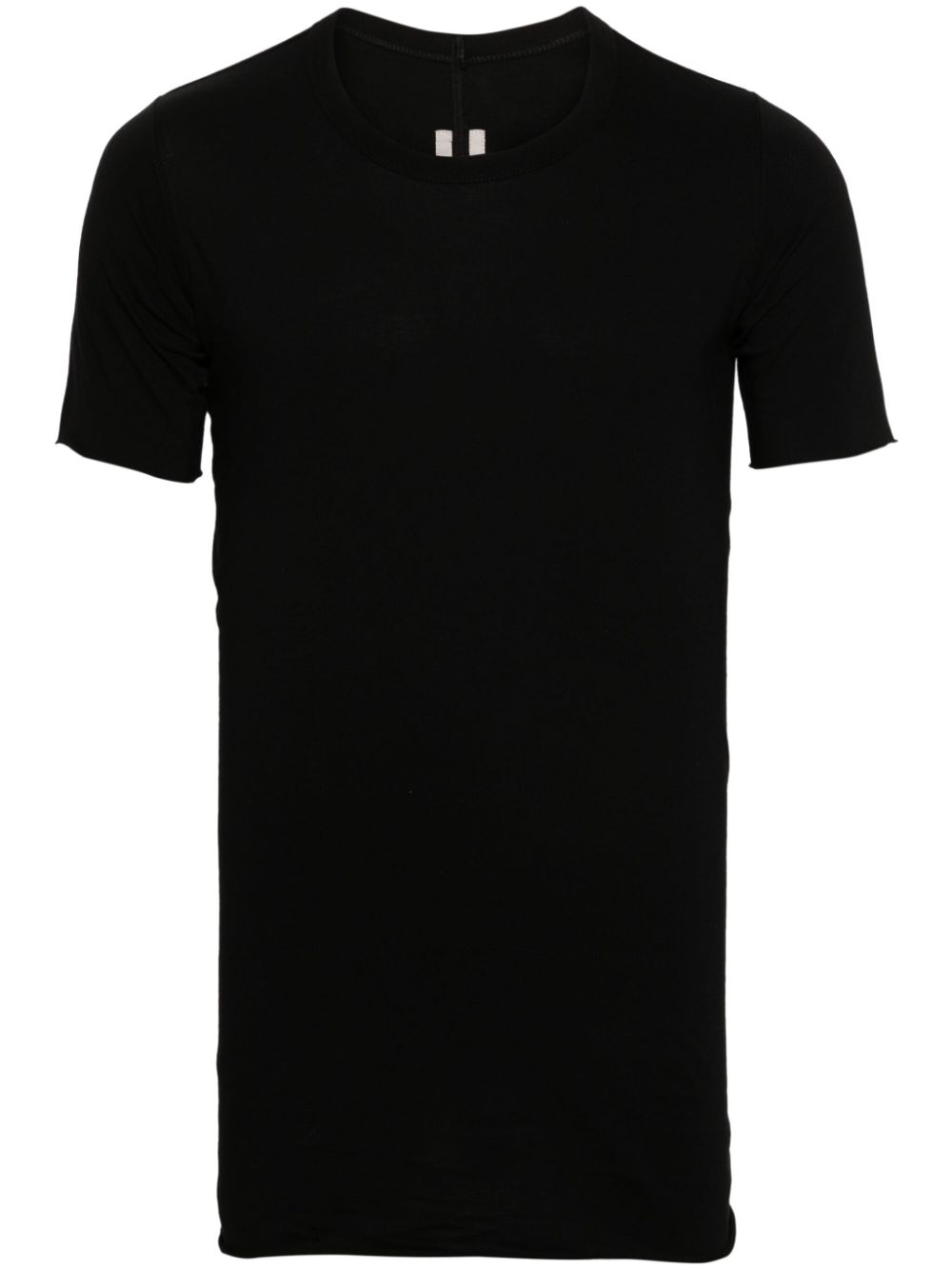 Rick Owens Basic T-Shirt aus Bio-Baumwolle - Schwarz von Rick Owens