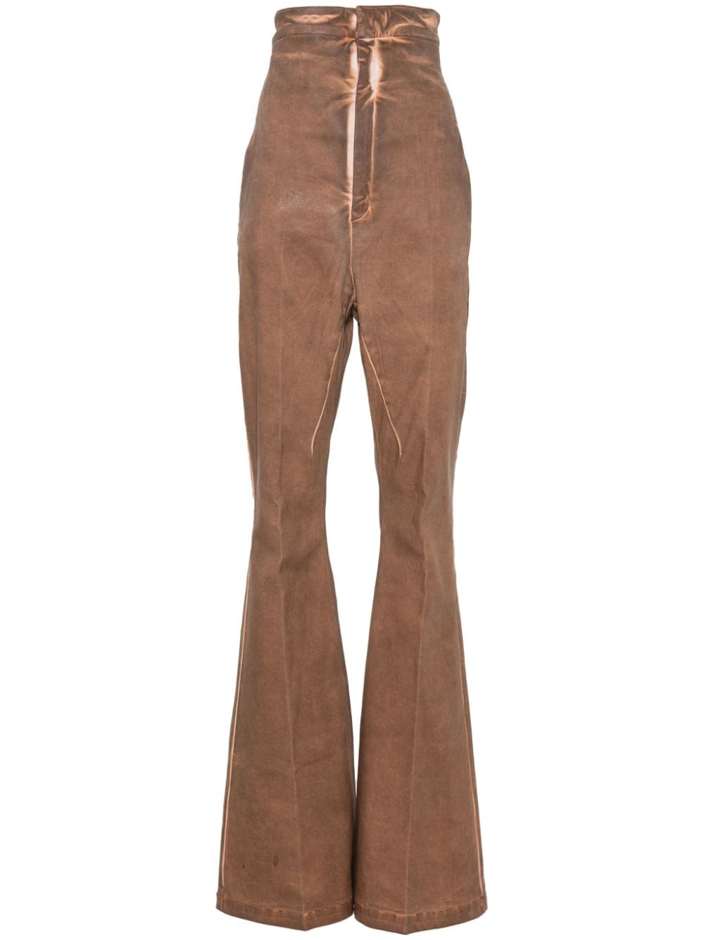 Rick Owens Dirt Bolan Jeans mit hohem Bund - Braun von Rick Owens