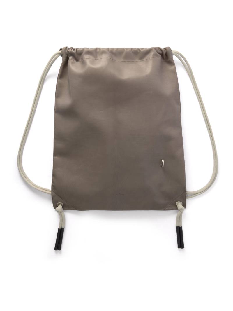Rick Owens - Embellished Leather Drawstring Backpack - Men - Brown von Rick Owens