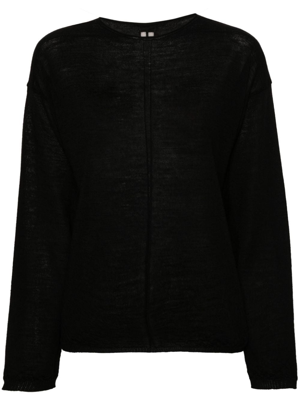 Rick Owens Gerippter Pullover - Schwarz von Rick Owens