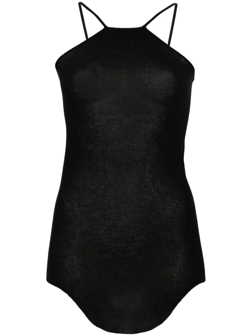 Rick Owens Geripptes Scorpio Tanktop - Schwarz von Rick Owens