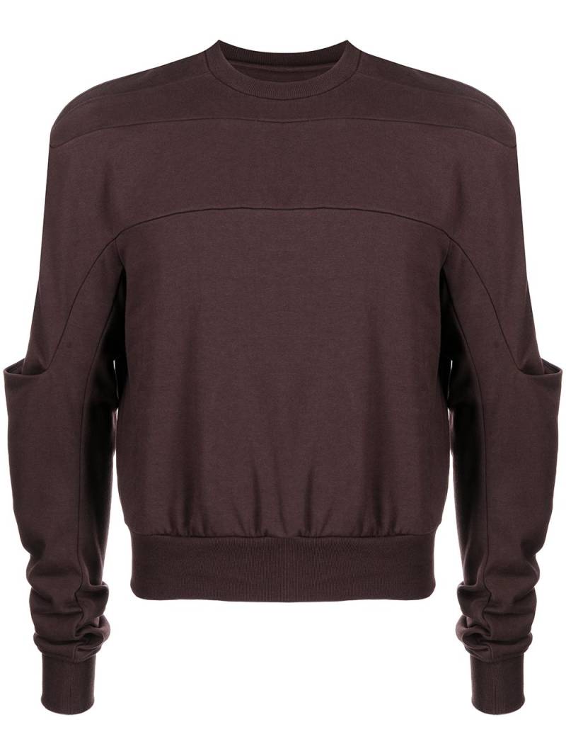 Rick Owens Gethsemane Sweatshirt - Braun von Rick Owens