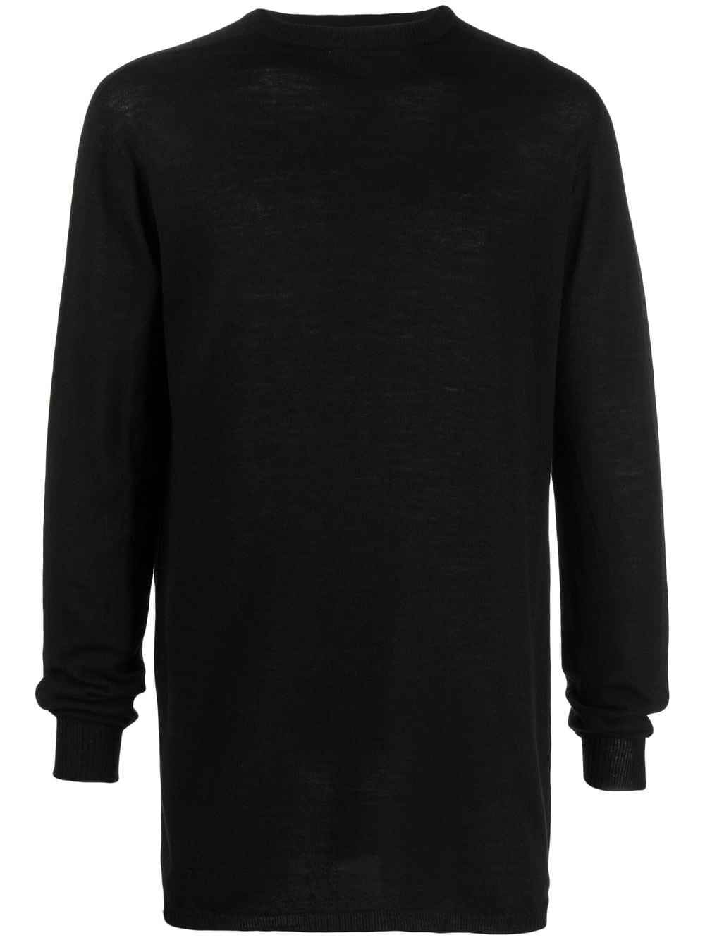 Rick Owens Langarmshirt im Oversized-Look - Schwarz von Rick Owens