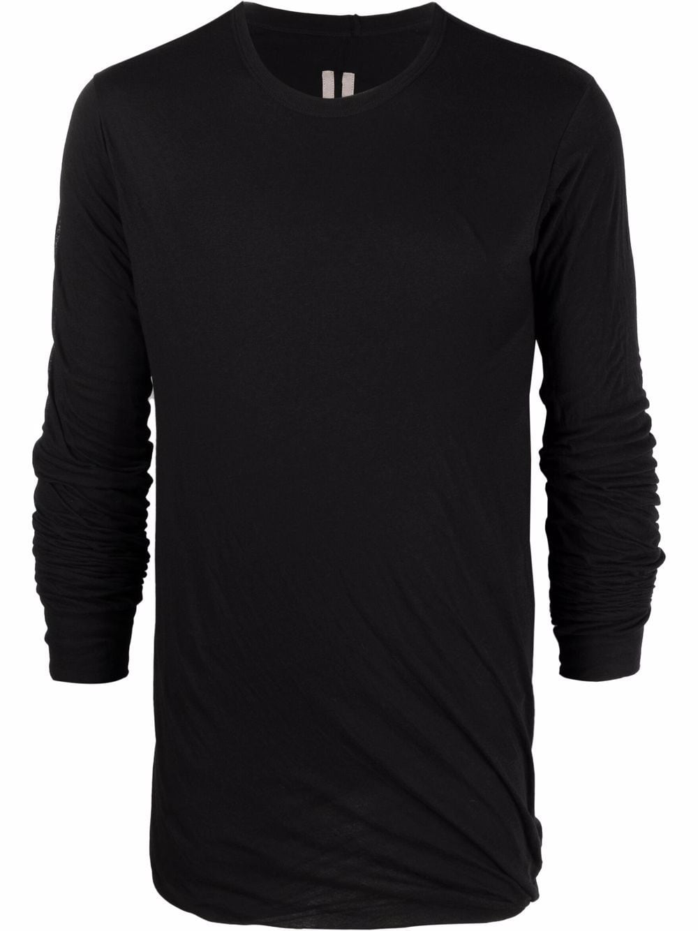 Rick Owens Langarmshirt mit Raffungen - Schwarz von Rick Owens