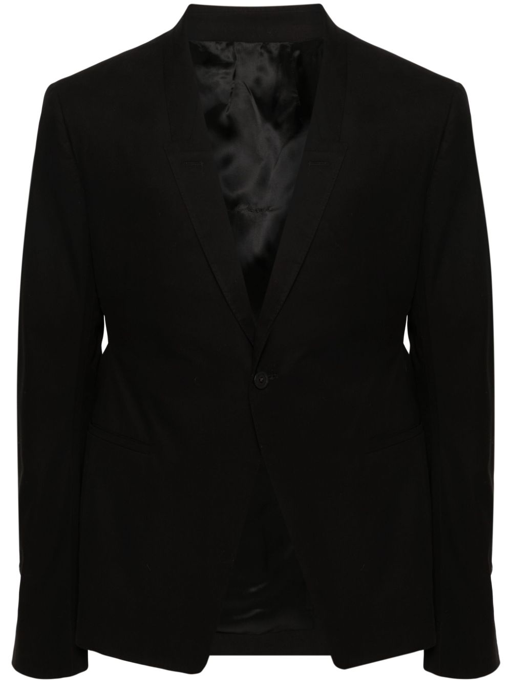 Rick Owens Lido Popeline-Blazer - Schwarz von Rick Owens