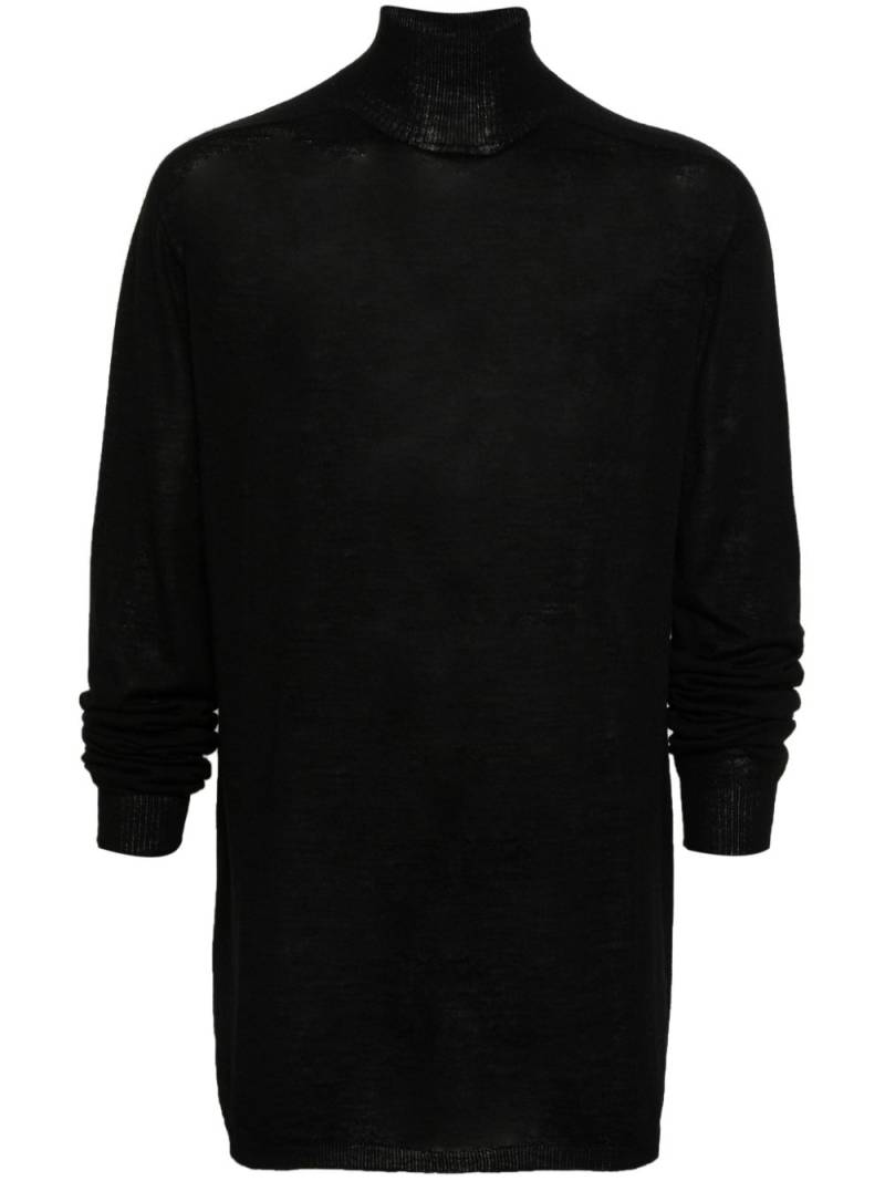 Rick Owens Pullover mit Stehkragen - Schwarz von Rick Owens