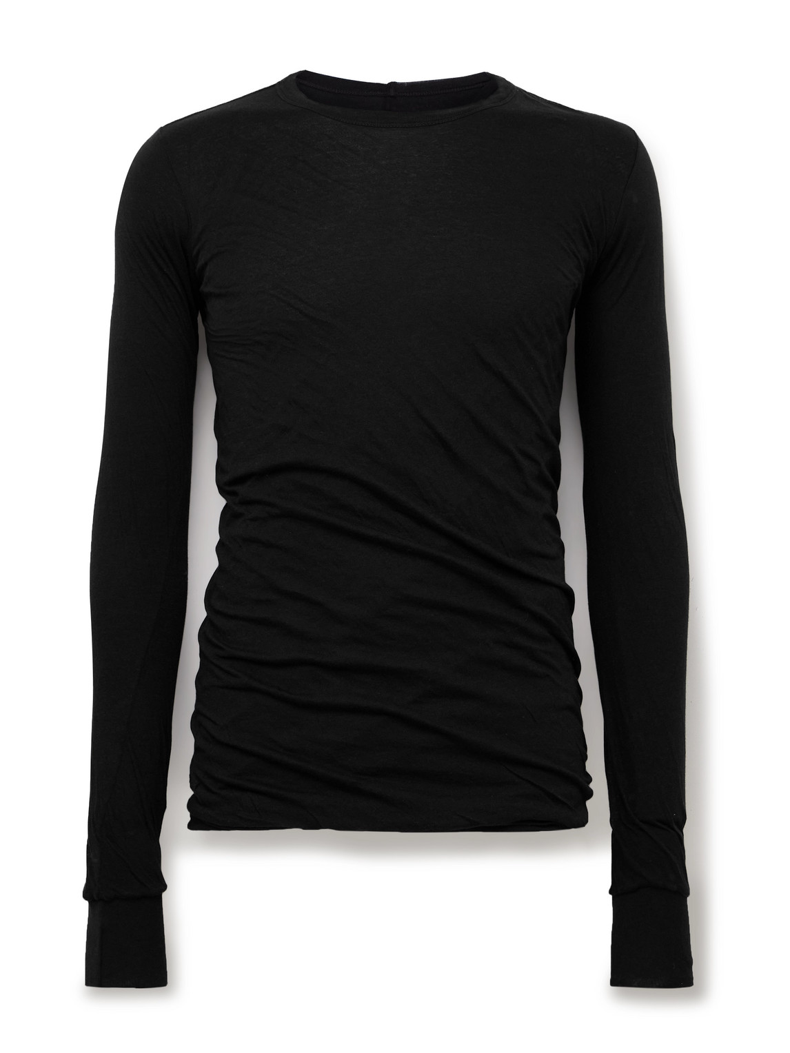 Rick Owens - Slim-Fit Unstable Organic Cotton-Jersey T-Shirt - Men - Black - L von Rick Owens