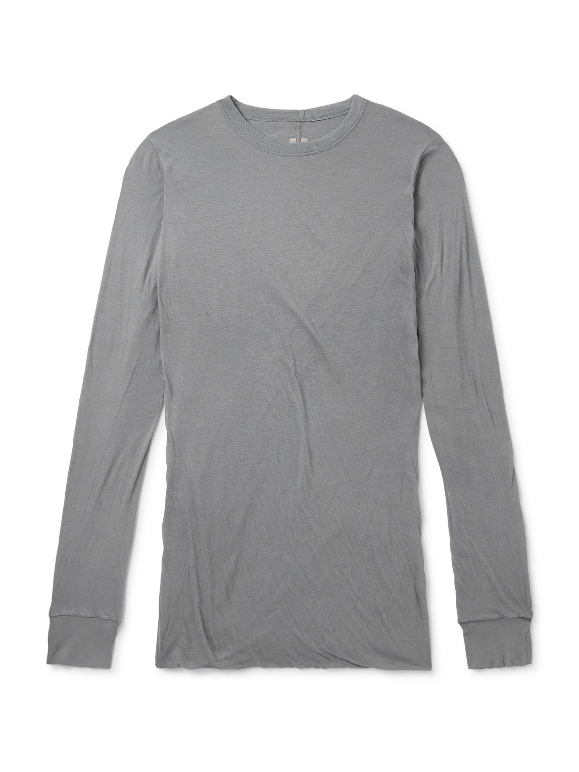 Rick Owens - Slim-Fit Unstable Organic Cotton-Jersey T-Shirt - Men - Gray - M von Rick Owens