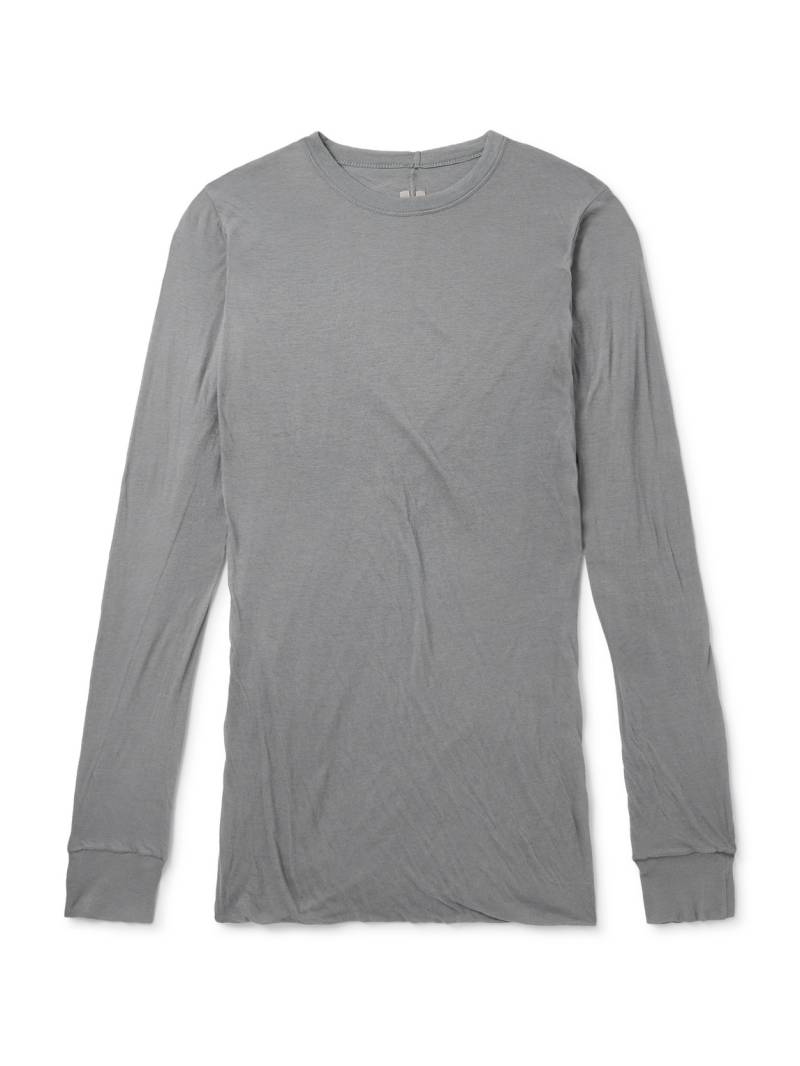 Rick Owens - Slim-Fit Unstable Organic Cotton-Jersey T-Shirt - Men - Gray - M von Rick Owens