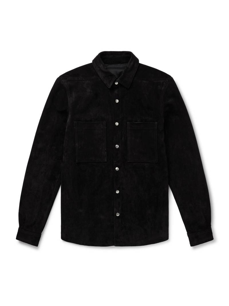 Rick Owens - Suede Overshirt - Men - Black - IT 50 Rick Owens - Suede Overshirt - Men - Black - IT 50 von Rick Owens
