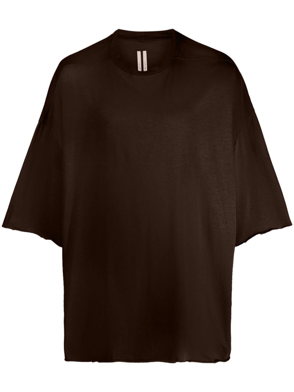 Rick Owens Tommy T-Shirt aus Baumwolle - Braun von Rick Owens