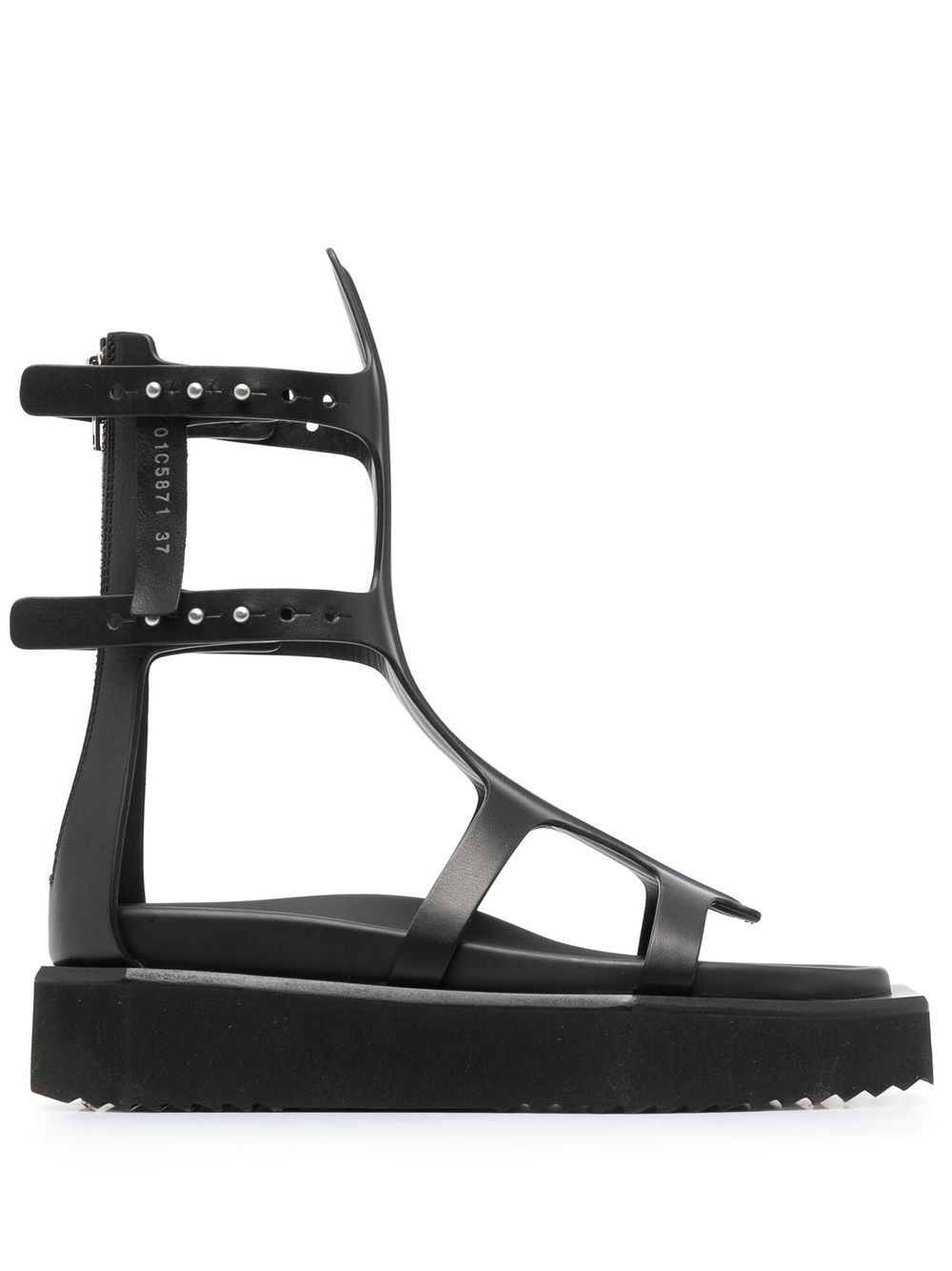 Rick Owens Turbo Cyclops Spartan Sandalen - Schwarz von Rick Owens