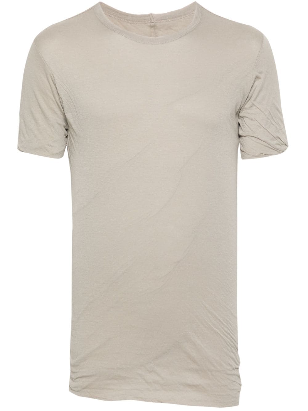 Rick Owens T-Shirt in Knitteroptik - Grau von Rick Owens