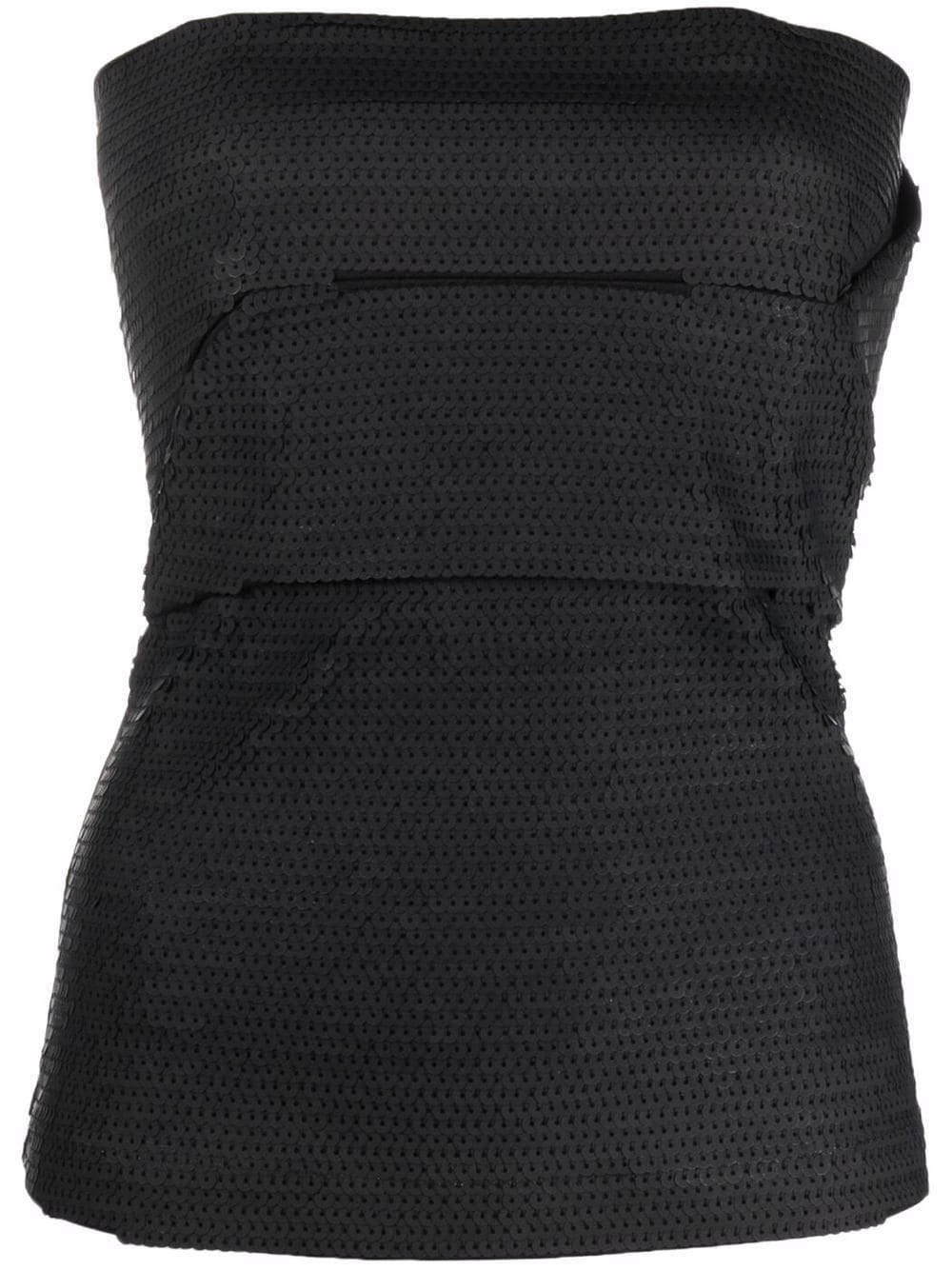 Rick Owens Besticktes Bustier - Schwarz von Rick Owens