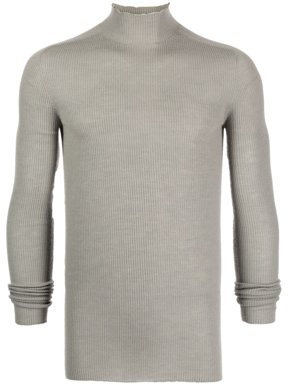 Rick Owens Gerippter Pullover mit Sheer-Effekt - Grau von Rick Owens