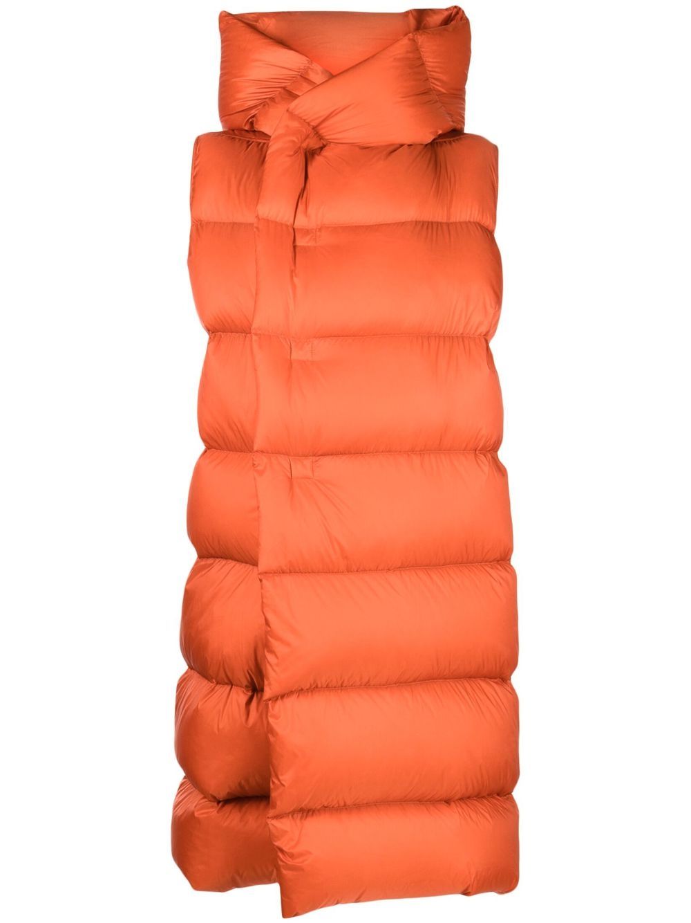 Rick Owens Ärmelloser Daunenmantel - Orange von Rick Owens