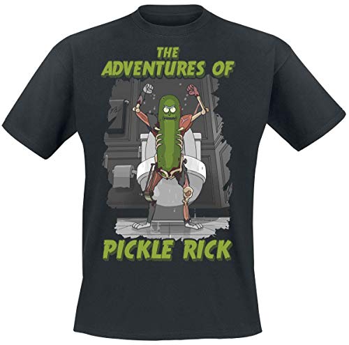 Rick and Morty Adventures of Pickle Rick T-Shirt schwarz XL von Rick and Morty