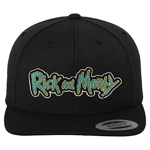 Rick and Morty Offizielles Lizenzprodukt Premium Snapback Cap (Schwarz), Einheitsgröße von Rick and Morty