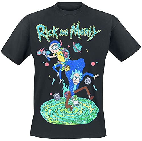 Rick and Morty Space Rangers Männer T-Shirt schwarz XXL von Rick and Morty