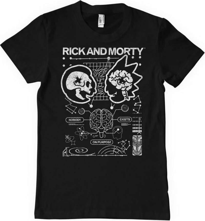 Rick and Morty T-Shirt Nobody Exists On Purpose T-Shirt von Rick and Morty