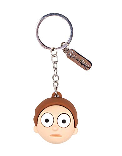 Rick and Morty Unisex PORTE-CLES BOITE MORTY FACE 3D Schlüsselanhänger , Multicouleur, 18 cm von Rick and Morty