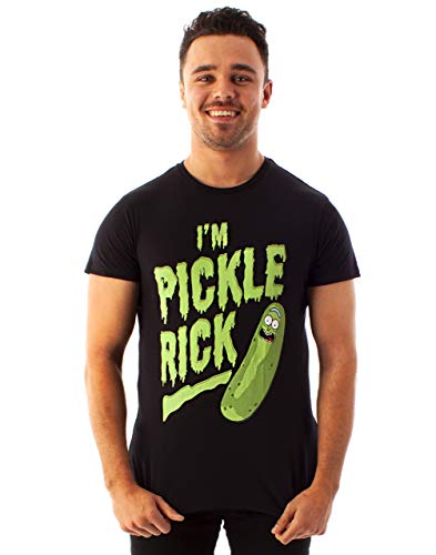 Rick und Morty T-Shirt Ich Bin Gickle Rick Herren Schwarz kurzärmliges T-Stück X-Large von Rick and Morty