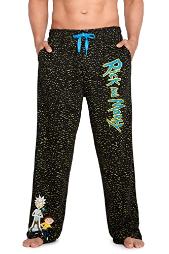 Rick and Morty Schlafanzughosen Herren Lang Pyjama Hose Herren (3XL, Mehrfarbig) von Rick & Morty